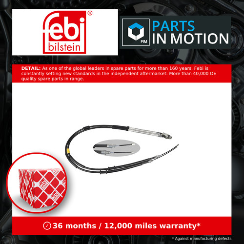 Handbrake cable fits vauxhall - cable,