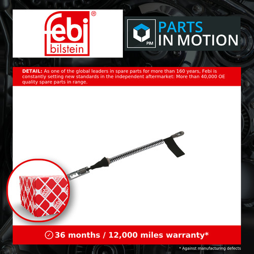 Handbrake cable fits vauxhall - fits,